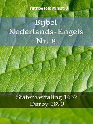 cover image of Bijbel Nederlands-Engels Nr. 8